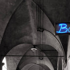 Black and white Bologna Street Photography Coffee Mug Gallery Image 2