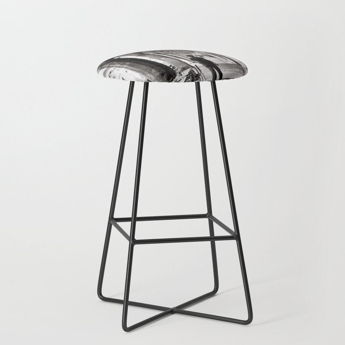 Black and white Bologna Street Photography Stool Gallery Image 1