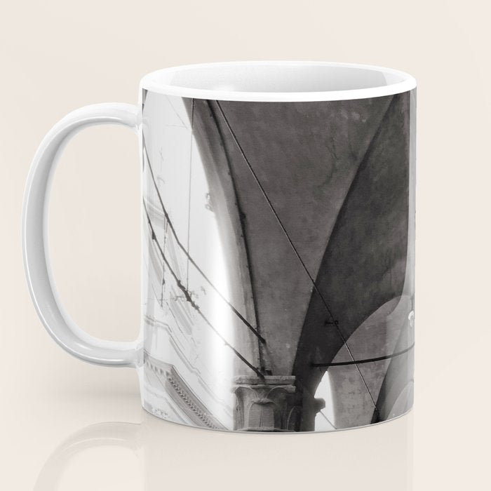Black and white Bologna Street Photography Coffee Mug Gallery Image 3