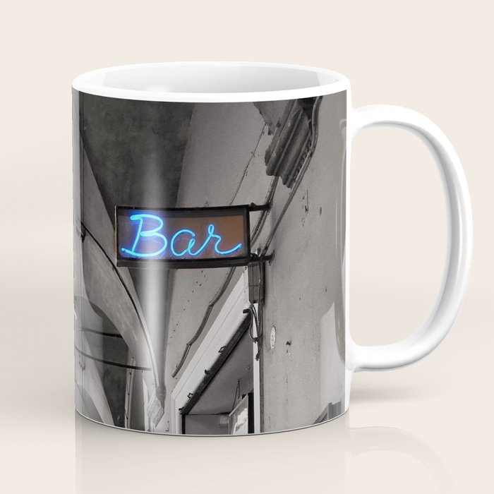Black and white Bologna Street Photography Coffee Mug Gallery Image 1