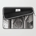 Black and white Bologna Street Photography Laptop Sleeve Gallery Image 2