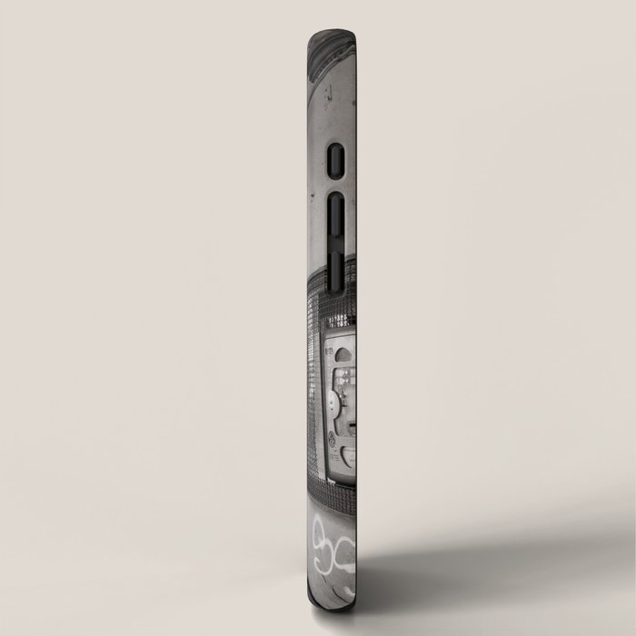 Black and white Bologna Street Photography iPhone Case Gallery Image 2