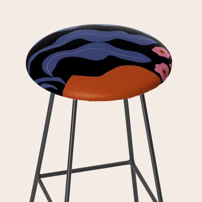 Delightful floral Stool Gallery Image 2