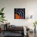 Delightful floral Wood Wall Art Gallery Image 2