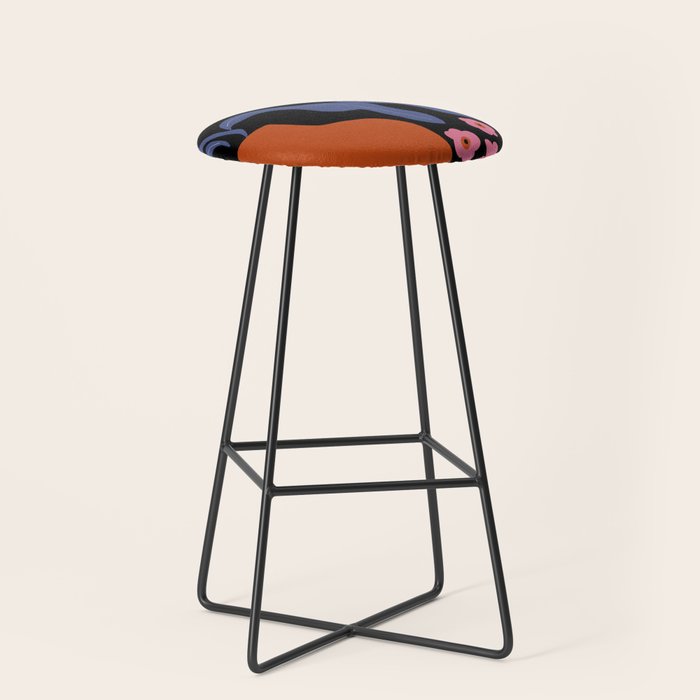 Delightful floral Stool Gallery Image 1