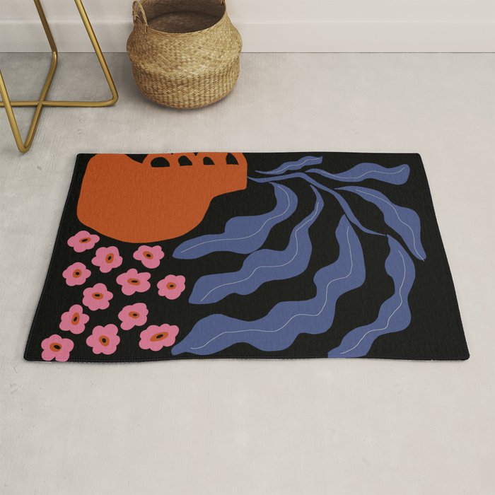 Delightful floral Rug Gallery Image 1