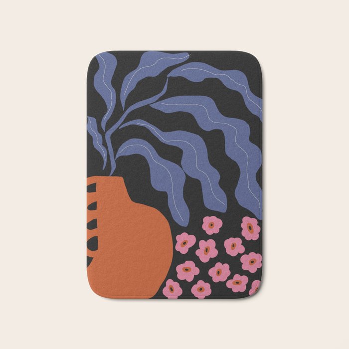 Delightful floral Bath Mat Gallery Image 1