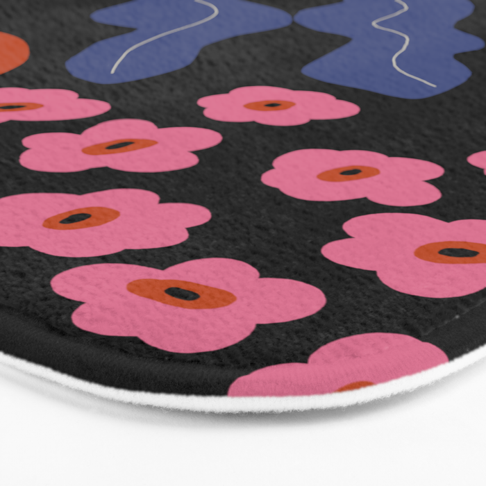 Delightful floral Bath Mat Gallery Image 3