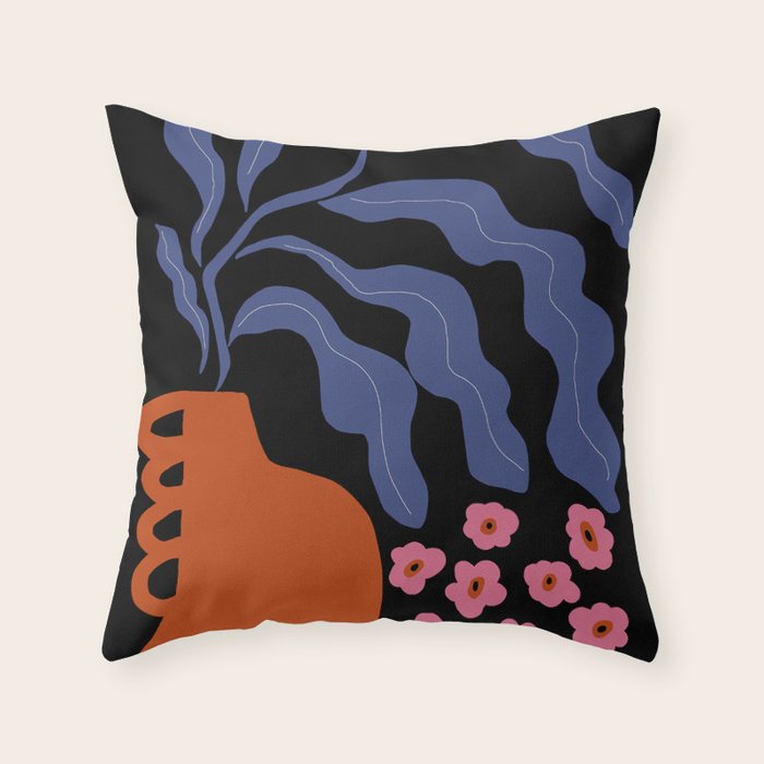 Delightful floral Throw Pillow Gallery Image 1