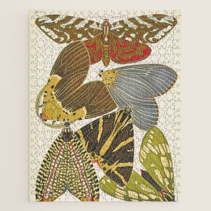 Moth Print by E.A. Seguy, 1925 #5 Jigsaw Puzzle Gallery Image 1
