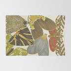 Moth Print by E.A. Seguy, 1925 #5 Rug Gallery Image 2
