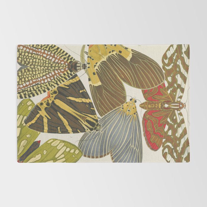 Moth Print by E.A. Seguy, 1925 #5 Rug Gallery Image 2