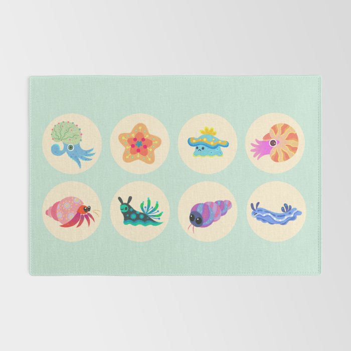 Hermit crab & starfish Rug Gallery Image 2