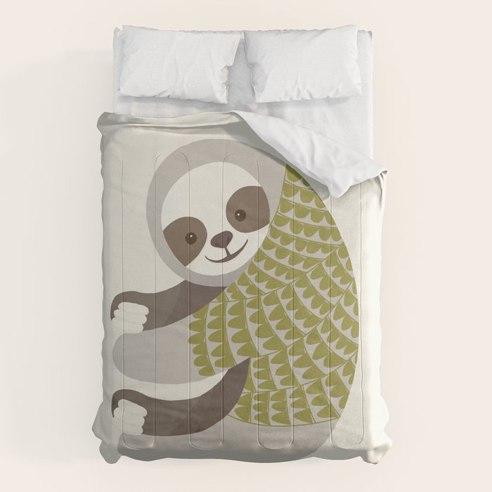 Whimsical Sloth Comforter Gallery Image 1