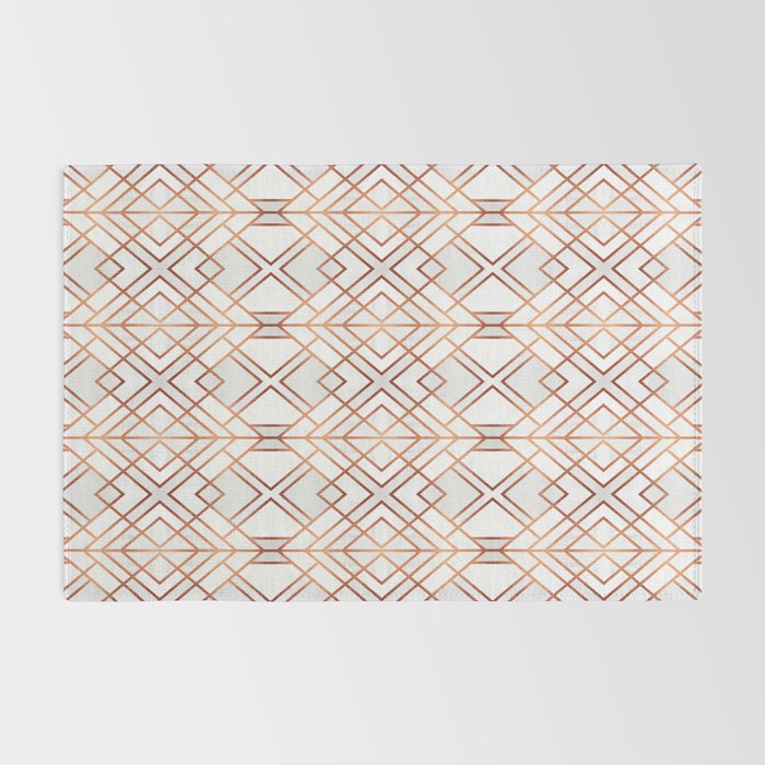 Copper Geo Rug Gallery Image 2