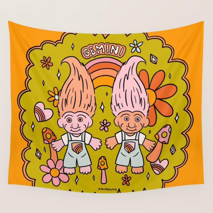 Gemini Troll Wall Tapestry Gallery Image 4