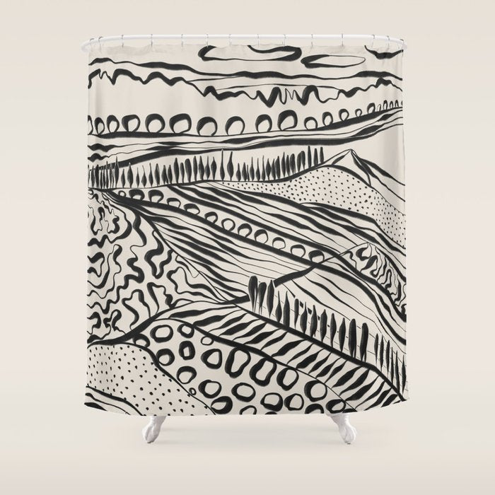 Tuscany #3 Shower Curtain Gallery Image 1