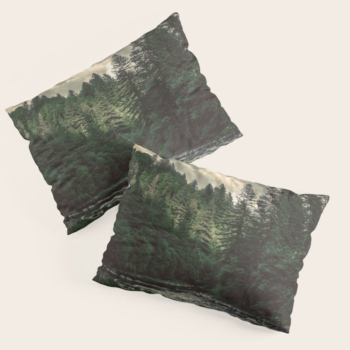 Pacific Northwest River - Nature Photography Pillow Sham Gallery Image 3