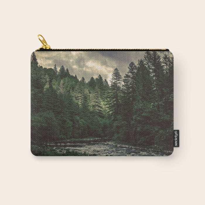Pacific Northwest River - Nature Photography Carry All Pouch Gallery Image 1