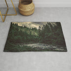 Pacific Northwest River - Nature Photography Rug Gallery Image 1