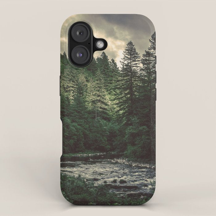 Pacific Northwest River - Nature Photography iPhone Case Gallery Image 1