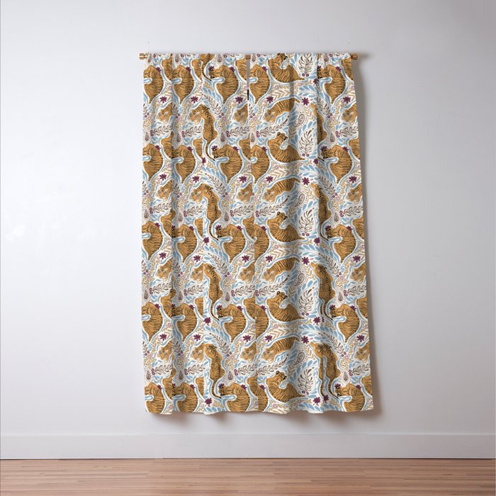 Roaring Floral Retreat Window Curtain Gallery Image 3