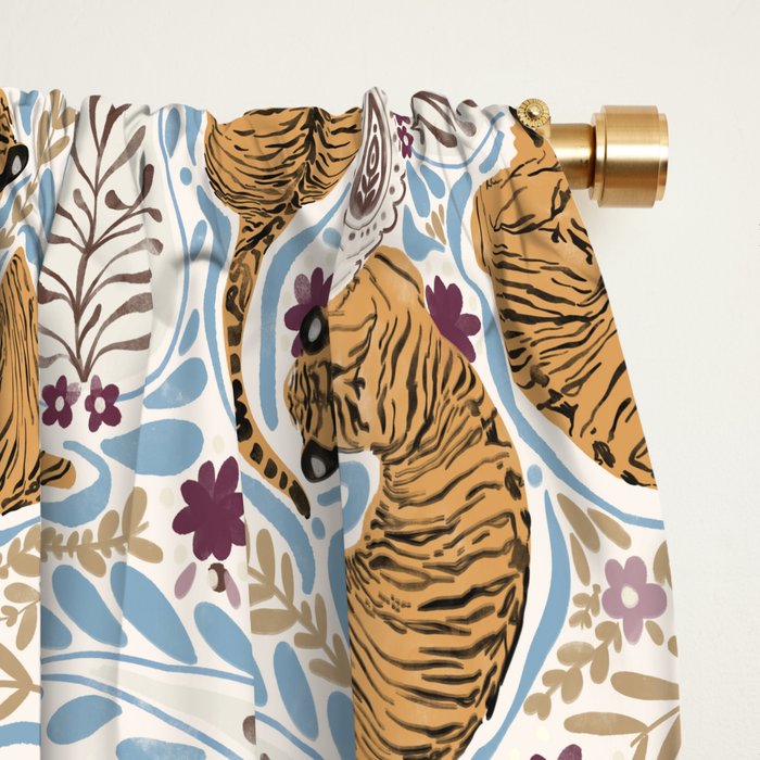 Roaring Floral Retreat Window Curtain Gallery Image 2