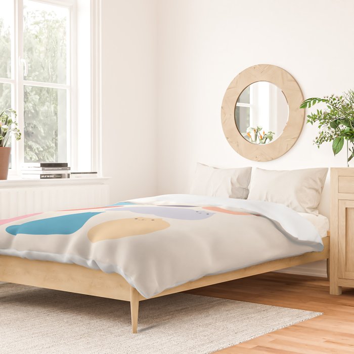 Cat Landscape 168 - Colourful Cats Duvet Cover Gallery Image 2