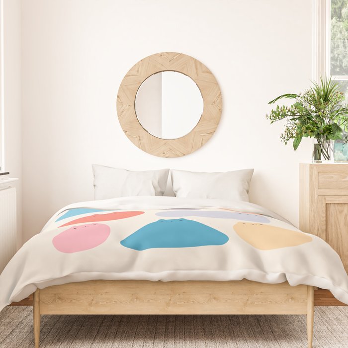 Cat Landscape 168 - Colourful Cats Duvet Cover Gallery Image 3
