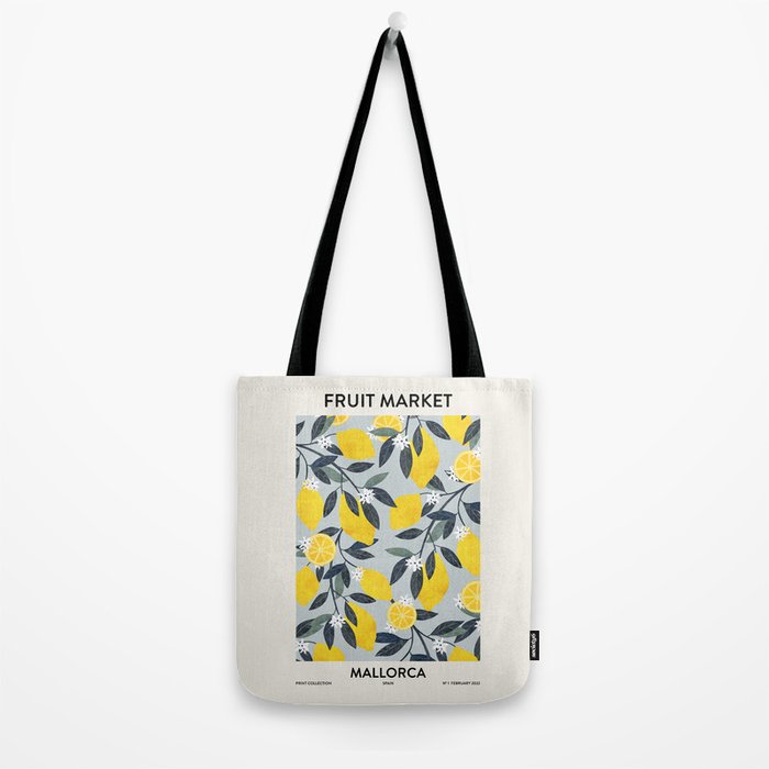 Fruit market retro Mallorca inspiration Tote Bag Gallery Image 2