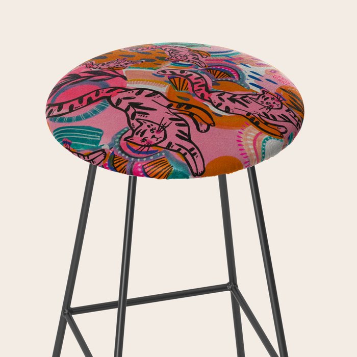 Love cats in the wild Stool Gallery Image 2