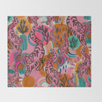 Love cats in the wild Throw Blanket Gallery Image 2