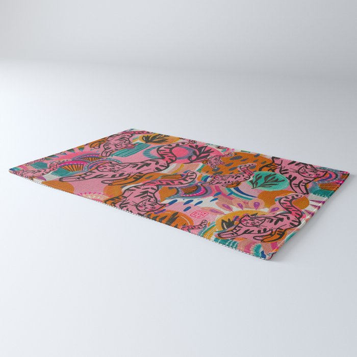 Love cats in the wild Rug Gallery Image 3