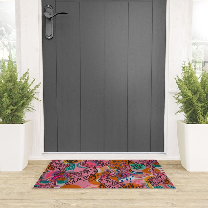 Love cats in the wild Welcome Mat Gallery Image 3