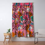 Love cats in the wild Window Curtain Gallery Image 5