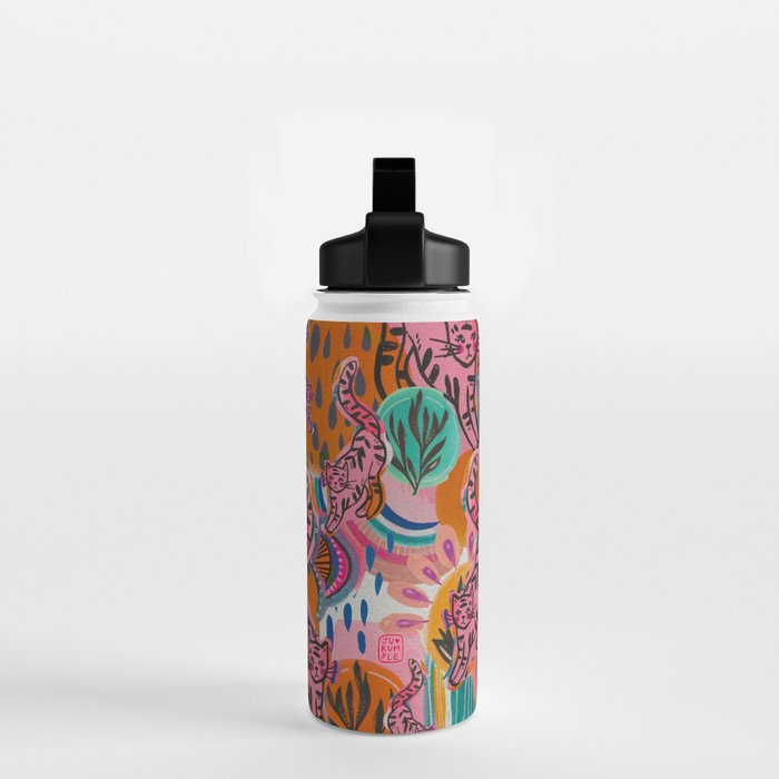 Love cats in the wild Water Bottle Gallery Image 2