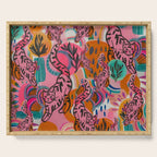 Love cats in the wild Serving Tray Gallery Image 1