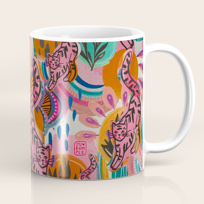 Love cats in the wild Coffee Mug Gallery Image 1
