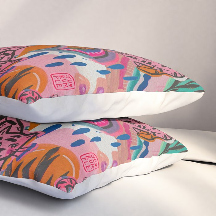 Love cats in the wild Pillow Sham Gallery Image 3