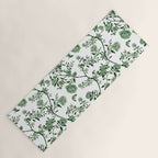 Chinoiserie Emerald Green Yoga Mat Gallery Image 1