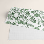 Chinoiserie Emerald Green Wrapping Paper Gallery Image 2