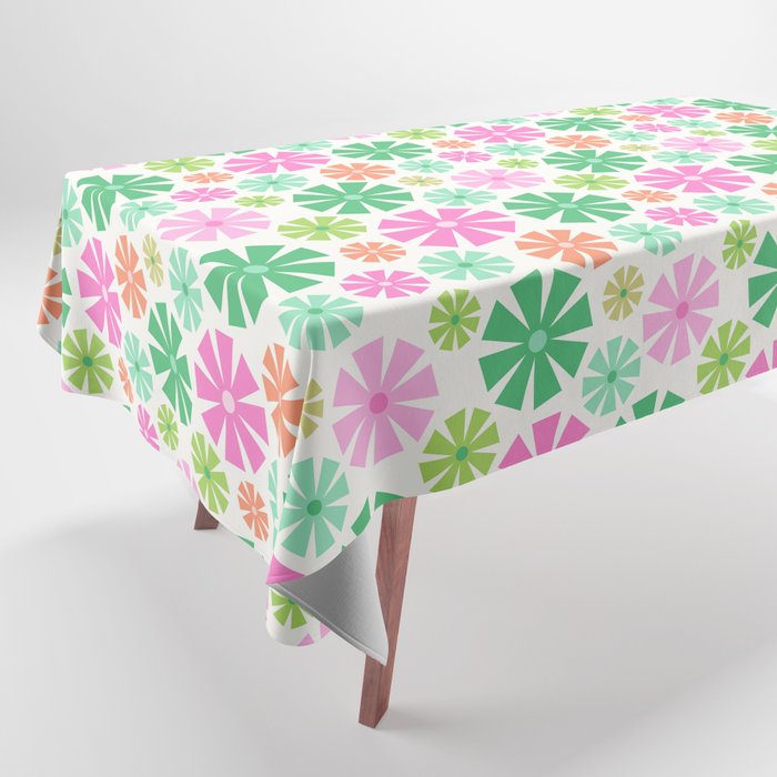 Merry and Bright Christmas Wreath Tablecloth Gallery Image 1