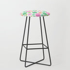 Merry and Bright Christmas Wreath Stool Gallery Image 1