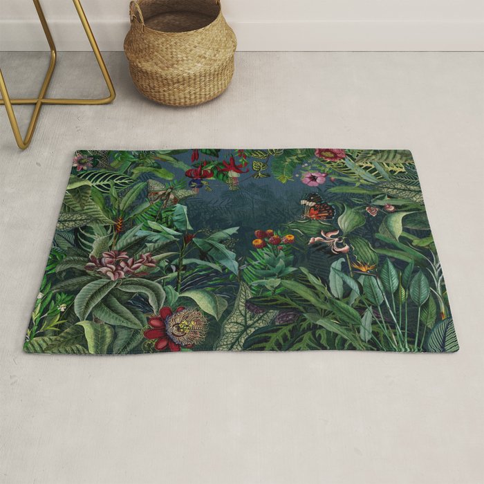 Midnight rainforest I Rug Gallery Image 1