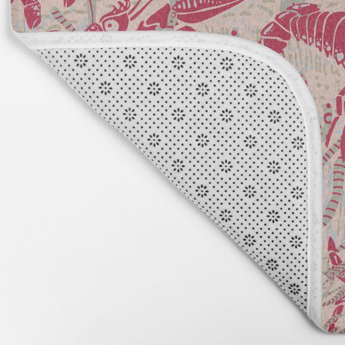 Red Lobster Viva Magenta Bath Mat Gallery Image 2