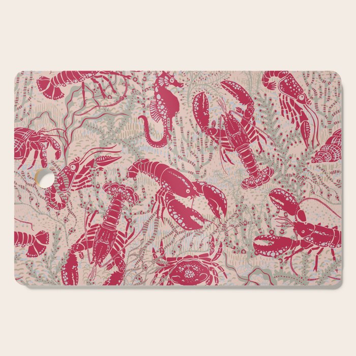 Red Lobster Viva Magenta Cutting Board Gallery Image 1