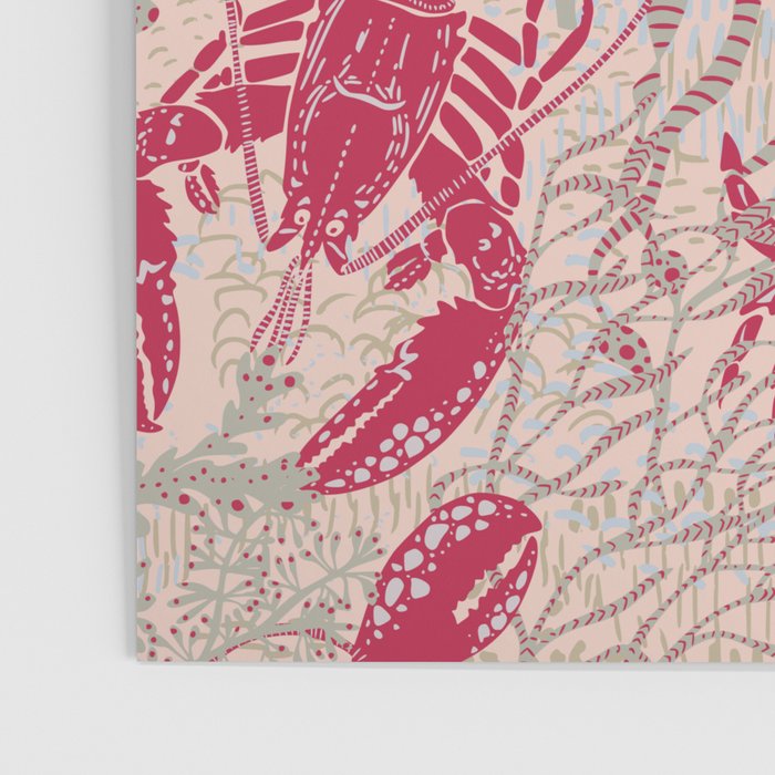 Red Lobster Viva Magenta Poster Gallery Image 3