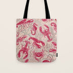 Red Lobster Viva Magenta Tote Bag Gallery Image 1