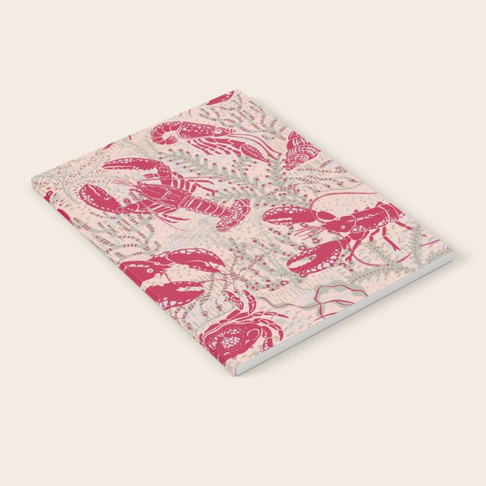 Red Lobster Viva Magenta Notebook Gallery Image 2