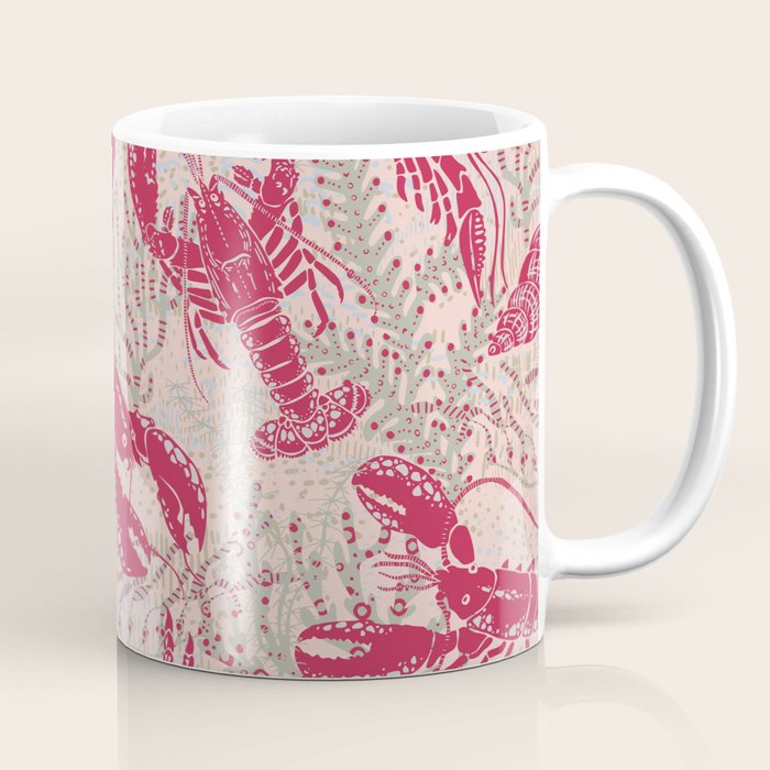 Red Lobster Viva Magenta Coffee Mug Gallery Image 1
